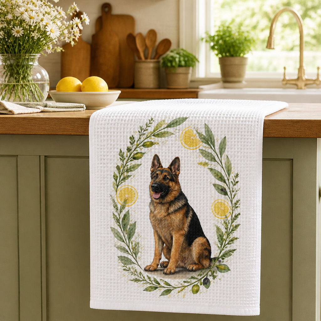 Custom Pet Watercolor Kitchen Towel – Herb Wreath Edition - Personalized Kitchen Towel ce30a2f2-88f5-43b0-9b31-7ffa0232d5c9.jpg