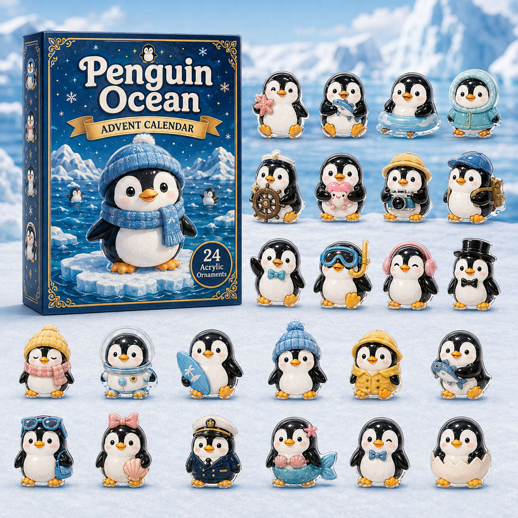 Penguin Ocean Advent Calendar 2026 - 24-Day Festive Countdown, Acrylic Charms Blind Box - Gift For Ocean Lovers ce4f5f97-8362-4e7d-850e-7f1bda007fb7-penguin.jpg