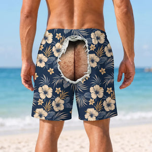 Butt Crack Beach Shorts Tropical Vacation Swim Trunks, Personalized Beach Shorts ce50485f-9f58-48fa-b1d5-8e89c47c9235-banner-5.webp