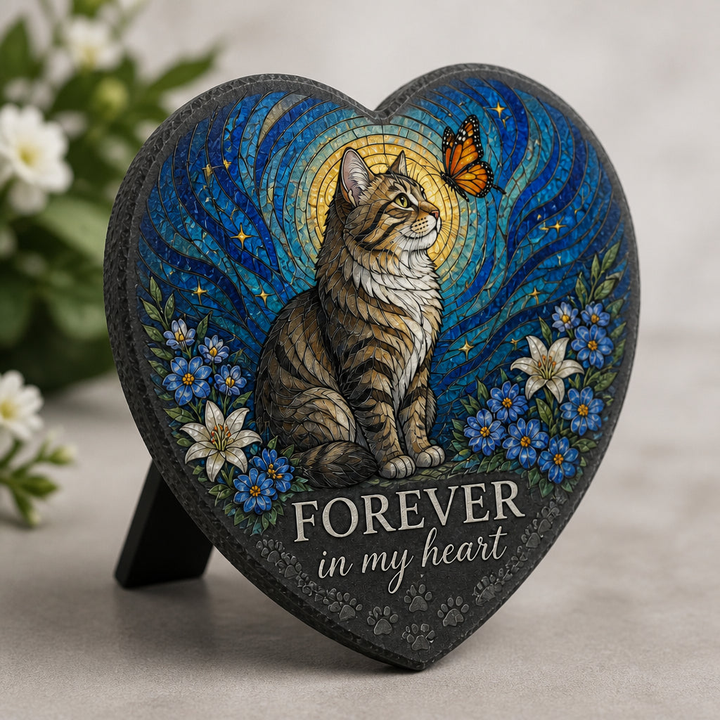 Forever In My Heart Pet Memorial Stone – Stained-Glass Portrait - Personalized Memorial Stone ce622205-6abd-40bc-a0d5-83da2b5d8443.jpg