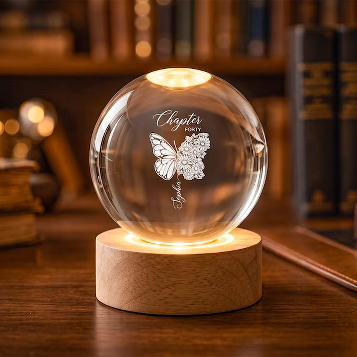 Personalized Birthday Butterfly Crystal Ball Night Light, Custom Name & Birth Flower, Chapter Forty Gift for Her, Milestone Birthday Keepsake For Hers ce98861c-ea01-4e75-b588-c23c25541853-mockup_06_1x1.png