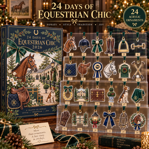 Equestrian Advent Calendar 2026, 24 Day Horse Xmas Countdown, Horse Riding Ornaments, Equestrian Gift for Horse Lover, Rider Holiday Decor cec9492c-6247-4662-87b6-c83d682a6065-dbc80c66-e880-45c2-900a-8b655334afdf.png