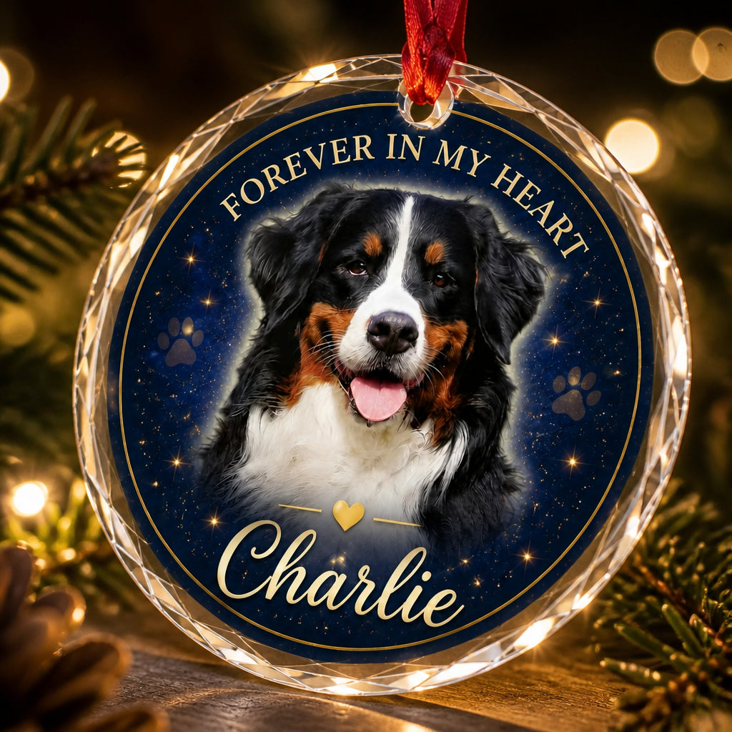 Pet Memorial Crystal Ornament – Forever In My Heart - Personalized Crystal Ornament cef7b368-9adb-4fc8-bd97-843580578ad8.jpg