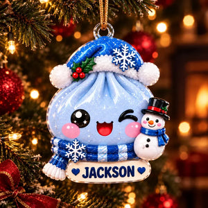 Personalized Christmas Dumpling Dim Sum Acrylic Ornament, Christmas Gift, Dumpling Lover Gift, Kids Christmas Gift cf0b468b-59b0-446d-aa75-da9118825eaf-gop-1-.webp