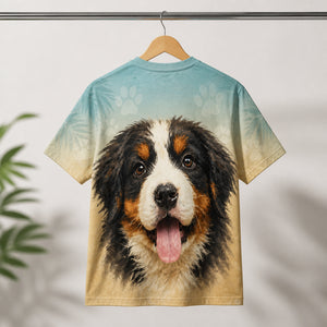 Playful Pup Portrait All-Over Print Tee - T-Shirt - All over printed cf150dd4-2070-4714-b068-1703161d8c50.jpg