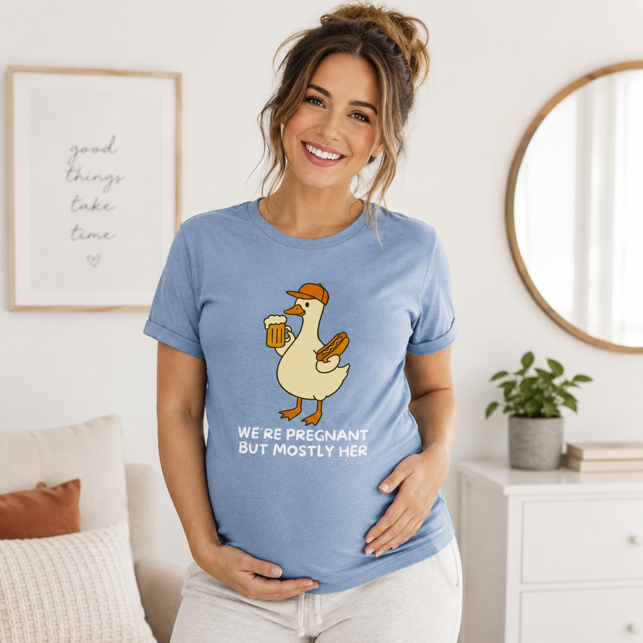Funny Pregnancy Announcement Comfort Colors Shirt, Expecting Mom and Dad Tee, Funny New Dad Goose Lovers Shirt, Dad Pregnancy Reveal Tee cf284ddb-9a13-4b00-871d-941237daec54-banner-1.png