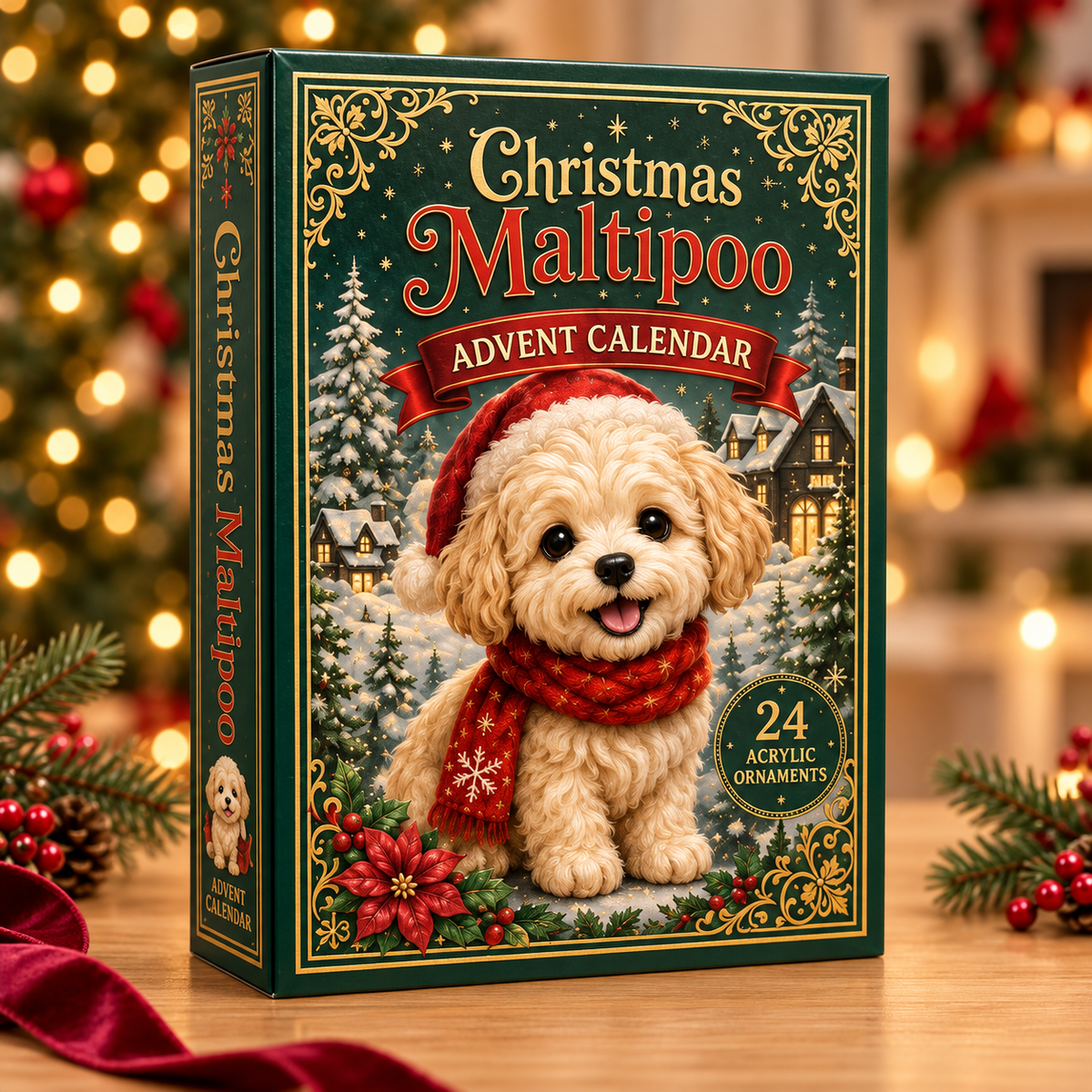 Christmas Maltipoo Advent Calendar 2026 - 24-Day Festive Countdown, Acrylic Charms Blind Box - Gift For Maltipoo Lovers cf37a288-8bbd-49dd-87d4-bfc317abda29-maltipoo-box.png