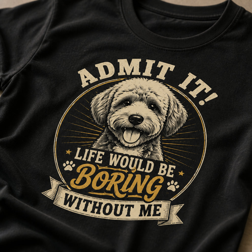 Admit It – Life Would Be Boring Without Me Dog Lover Tee - T-shirt cf5eb33f-9720-47c7-a21e-738ef0858247.jpg