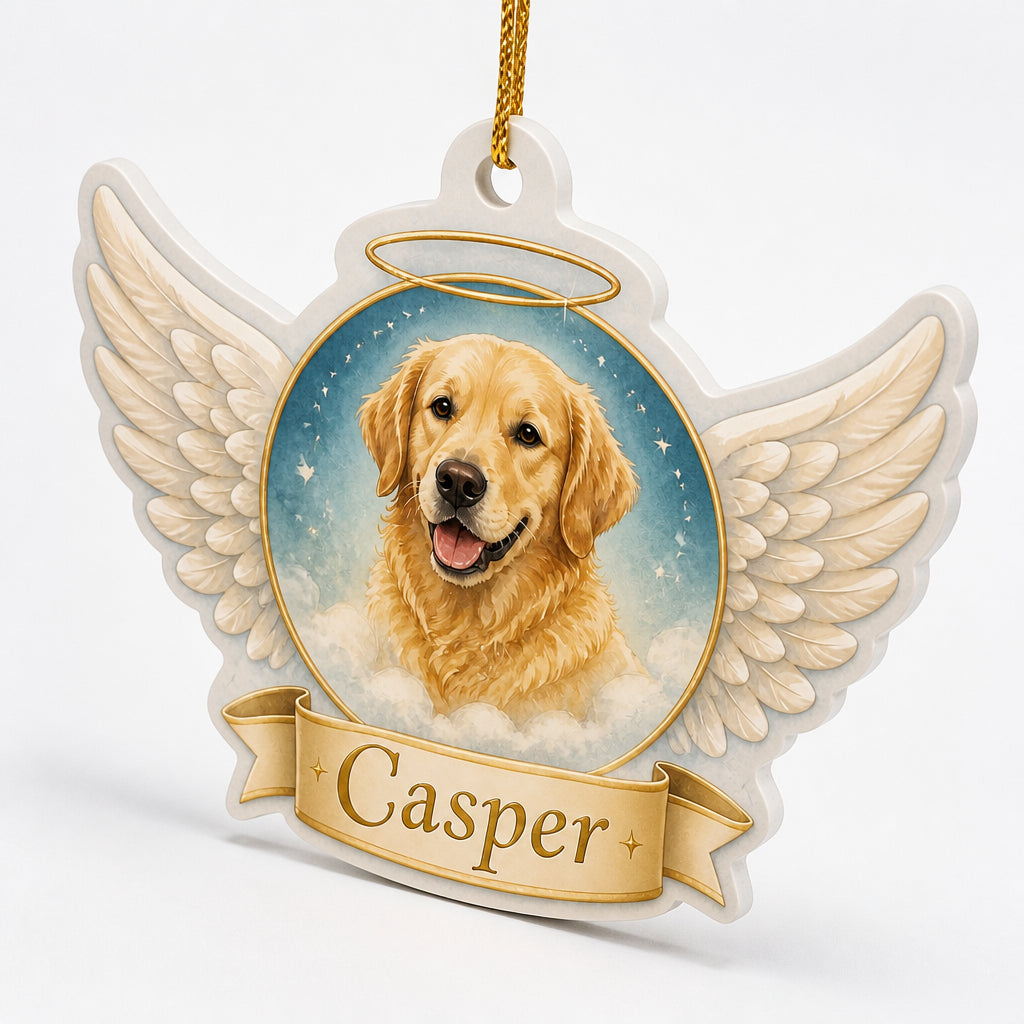 Angel Wings Pet Memorial Photo Ornament (Shape-Cut) – Upload Your Pet Photo - Personalized Shape Ornament cf73de57-52e4-4f95-8963-34b7df3cdd1c.jpg