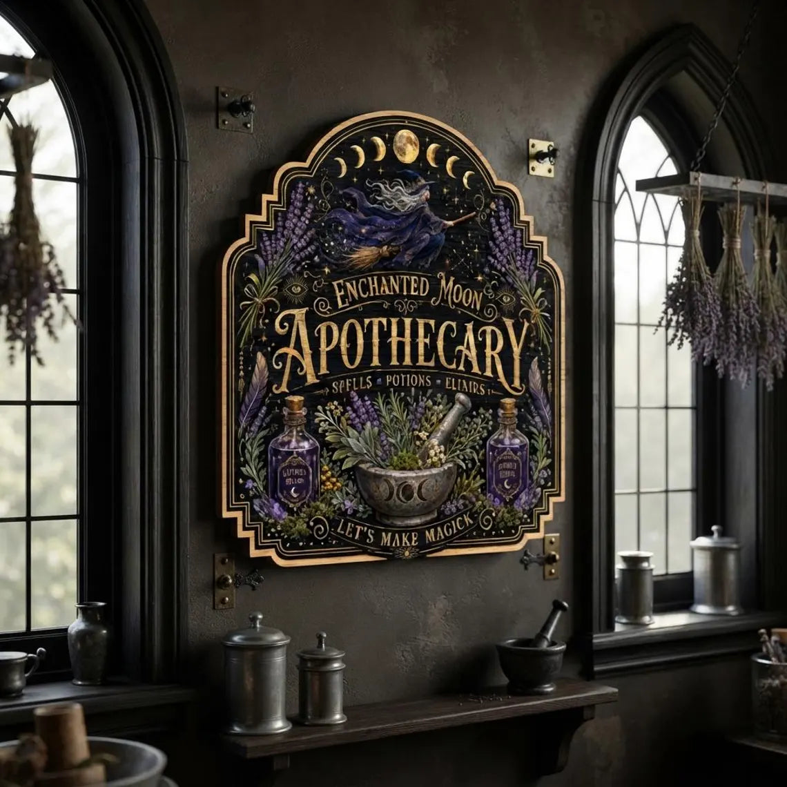 Personalized Witch Wood Sign, Custom Name Gothic Wall Art, Magic Themed Decor, Witch Lover Gift, Dark Fantasy Plaque cfcd329c-fa26-4d3f-bb77-d4d8ca8bc996-hygfjghjh-5-.webp