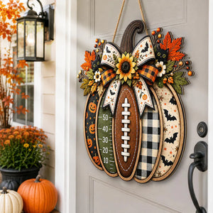 Football Pumpkin Door Sign, Halloween Fall Wreath, Autumn Sports Decor, Game Day GIFT 2026, Harvest Front Door Hanging, Football Fan Gift cfefacc3-6588-47b8-b4be-741d5bb2ee11-fggfy-5-.webp