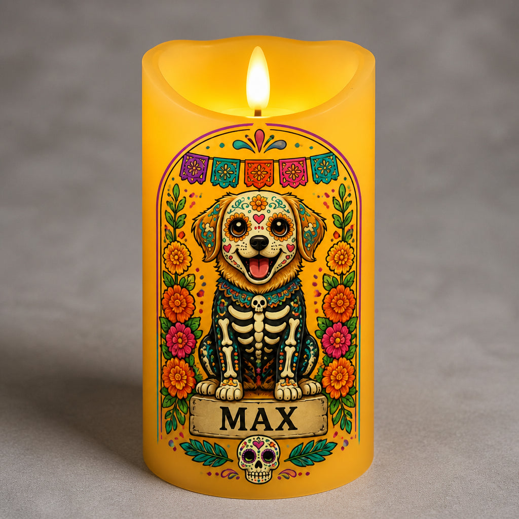Custom Día de los Muertos Pet Portrait LED Candle - Personalized Custom Led Flameless Candle cff5d846-06d3-471d-bd65-0745e3a5d970.jpg