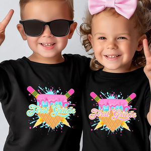 Boys Girls Custom Drip Baseball Back To School Shirt, Personalized Kid Name Tee, Kindergarten First Grade Toddler, 1st Day of School Outfit cffa7eab-ba92-42a6-bba9-cccc1af172f1-2.png