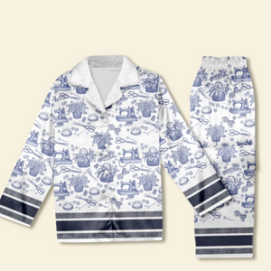 Toile de Jouy Sewing - Personalized Pyjamas - Christmas Gifts for Sewing Lovers, Tailors