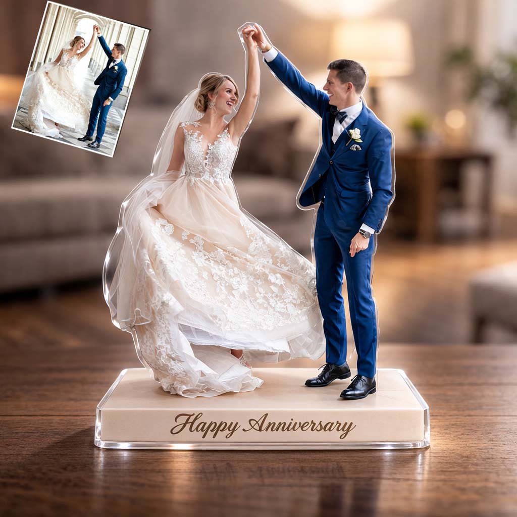 Custom From Any Photo - Personalized Couple Custom Shaped Acrylic Plaque