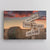 Couple Custom Street Sign Canvas Art Print Sunset Beach Meadow Background personalized gift for couple, anniversary gift
