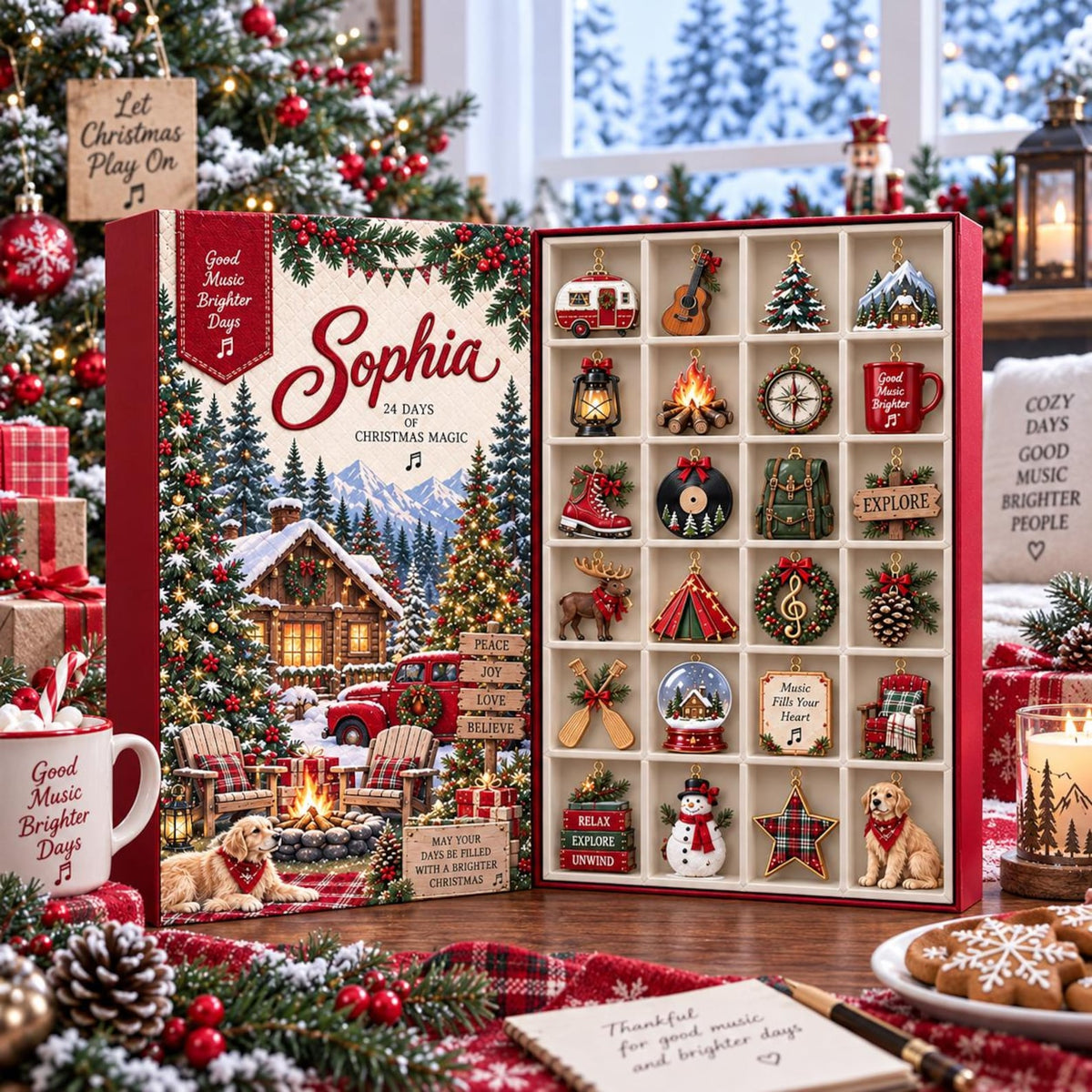 Personalized Christmas Camping Advent Calendar, 24 Day Ornament Set, Cozy Cabin Holiday Decor, Custom Name Gift 2026, Countdown Keepsake Set d00a9c50-8458-401c-9630-1df292f83a3f-il_1588xN.8502364104_qq2n.jpg