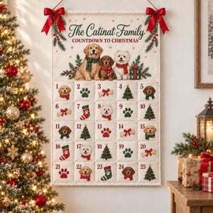 Personalized Dog Advent Calendar, 25 Pockets, Custom Family Name Wall Hanging (Reusable) d011a84a-70af-4fc1-a976-47d82135ae6b-il_1588xN.8601368655_a4z8.jpg