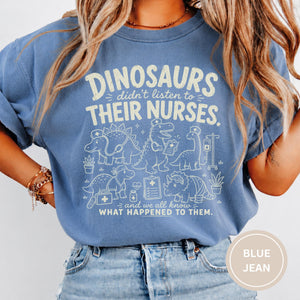 Funny Nurse Shirt Gift for RN, Pediatric Nurse Tee, NICU Nurse Shirt, Nurse Week Gift, Registered Nurse Comfort Colors Dinosaur Shirt CNA d0162b94-d79d-425e-b049-7bbcaffccd91-7.jpg