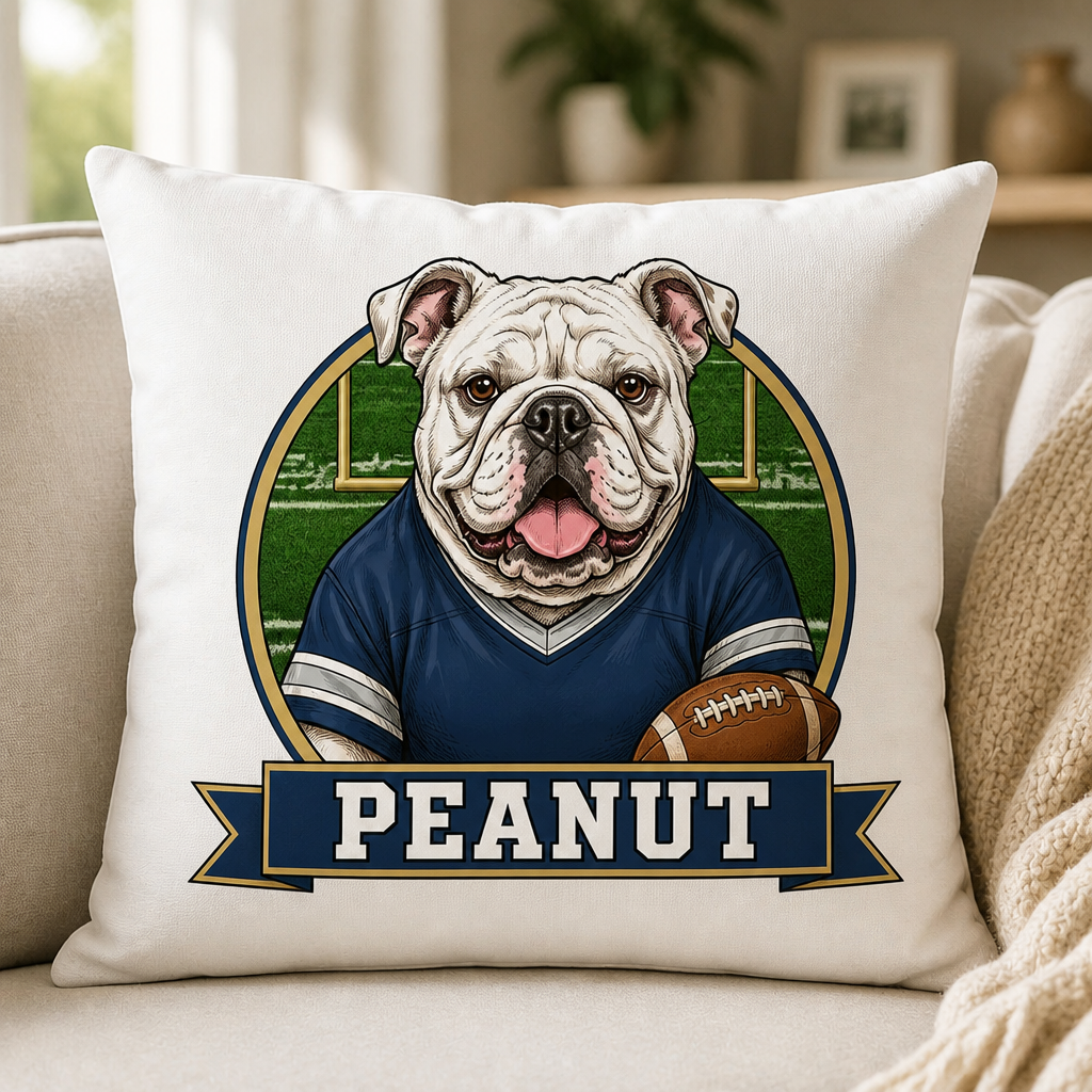 Custom Pet Football Fan Pillow – Photo Portrait + Name - Personalized Pillow d01ba89a-91cd-4186-a48b-687019c053f5.png