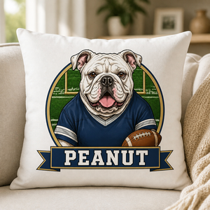 Custom Pet Football Fan Pillow – Photo Portrait + Name - Personalized Pillow d01ba89a-91cd-4186-a48b-687019c053f5.png