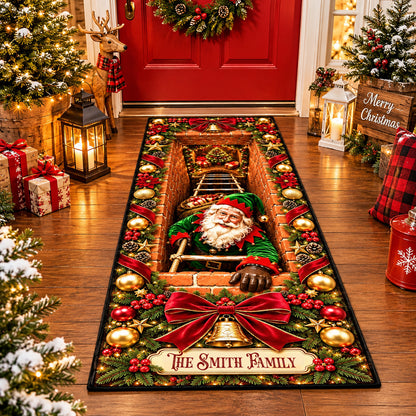 Santa Claus Chimney Runner Rug - Personalized Christmas Home Decor for Family d0206f10-d58c-4b41-a87c-87aaf4ba3104-Banner-1.jpg