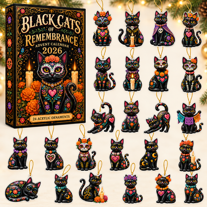 Black Cats of Remembrance Advent Calendar 2026 - 24-Day Festive Countdown, Acrylic Charms Blind Box - Gift For Family & Friends d044dbe8-c805-4228-9cf4-20e0ce68ddbb-cat-box-charms.png