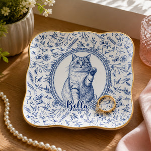 Custom Pet Portrait Jewelry Plate – Vintage Botanical Cameo - Personalized Jewelry Plate d045aea5-7534-4135-bb93-4adb899261f2.jpg