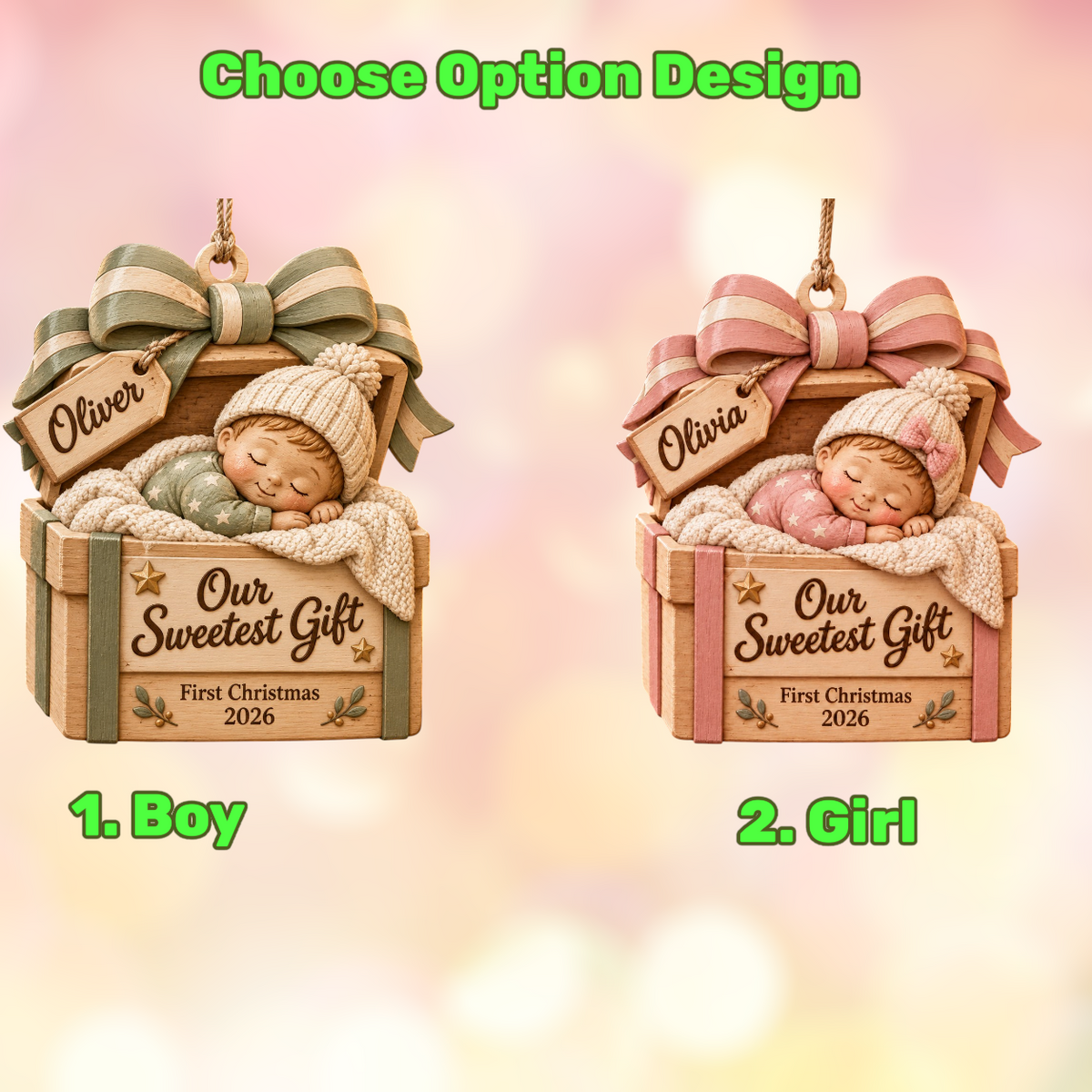 Personalized Grandbaby’s First Christmas Ornament 2026 – Custom Baby Name Keepsake, Moon & Teddy Bear Design, Gift for New Grandparents d058b47e-9299-4f56-88a9-4097378490fe-hopqua-2-option.png