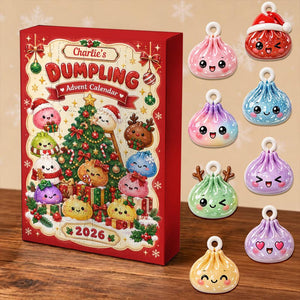 Personalized Dumpling Advent Calendar, 24 Acrylic Charms, Custom Name, 2026 Countdown, Asian Food Keepsake d0635024-1352-45b3-b905-d8dac53af404-il_1588xN.8519974318_nypv.jpg