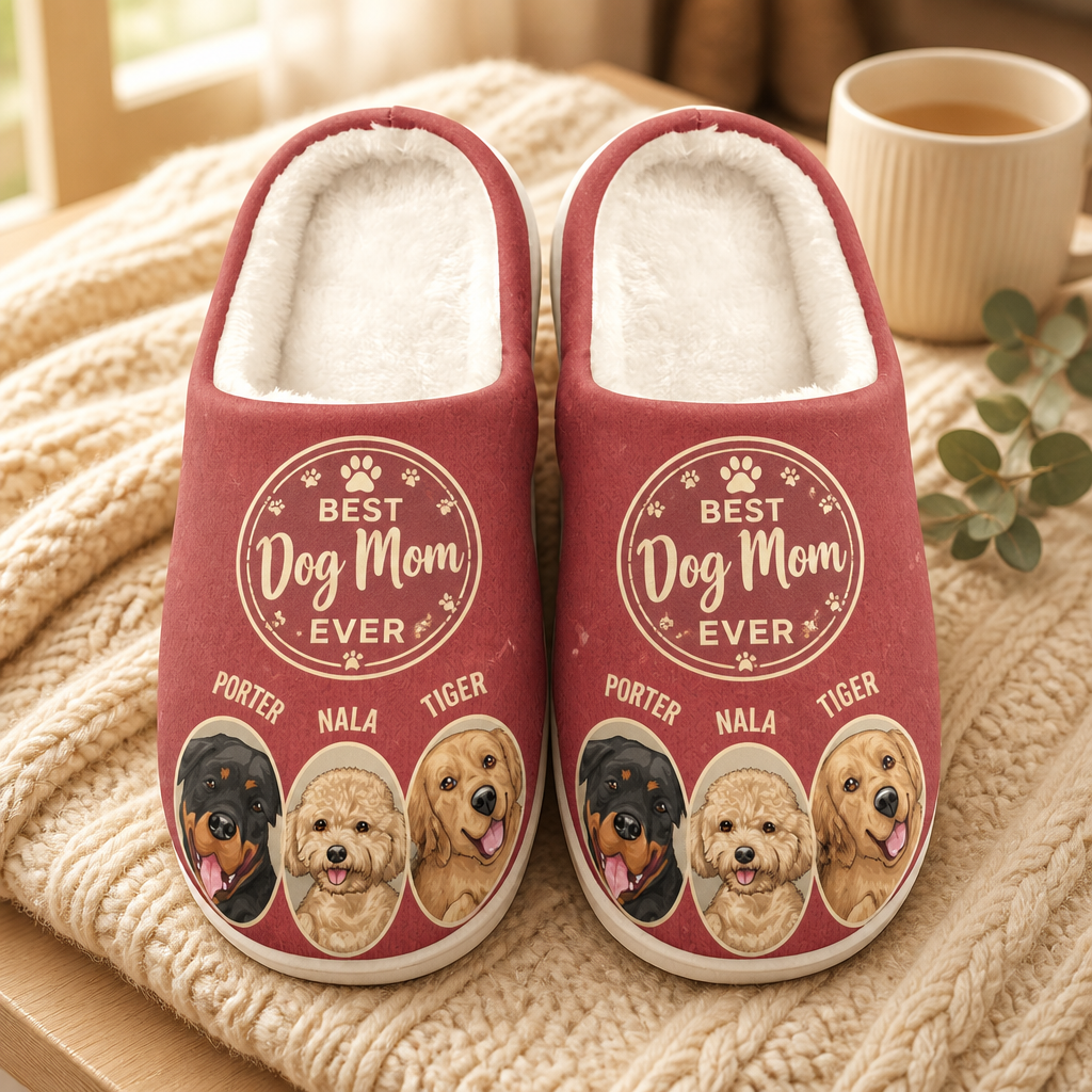 Best Dog Mom Ever – Custom Pet Photo Slippers - Personalized Fleece Slipper d06d5083-5992-4103-9932-15fee6a4c0b6.png