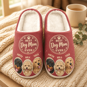 Best Dog Mom Ever – Custom Pet Photo Slippers - Personalized Fleece Slipper d06d5083-5992-4103-9932-15fee6a4c0b6.png