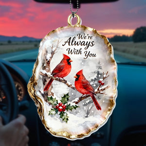 I'm Always With You, Cardinal And Berries Ornament, Gift For Family and Bird Watchers