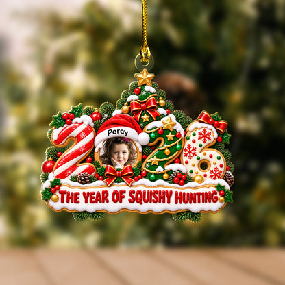 The Year Of Squishy Dumpling Hunting - Personalized Acrylic Ornament - Christmas Acrylic Ornament d0897d7e-b20d-4a3d-9b64-ac8ccbd05075-3.jpg