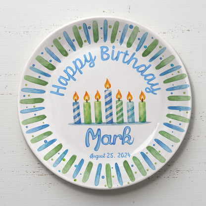 Personalized 1st Birthday Plate for Boy, Custom Name Ceramic Keepsake, Baby First Birthday Gift d0c51210-fbd5-49f1-8d8f-ccedefa84b33-6.jpg