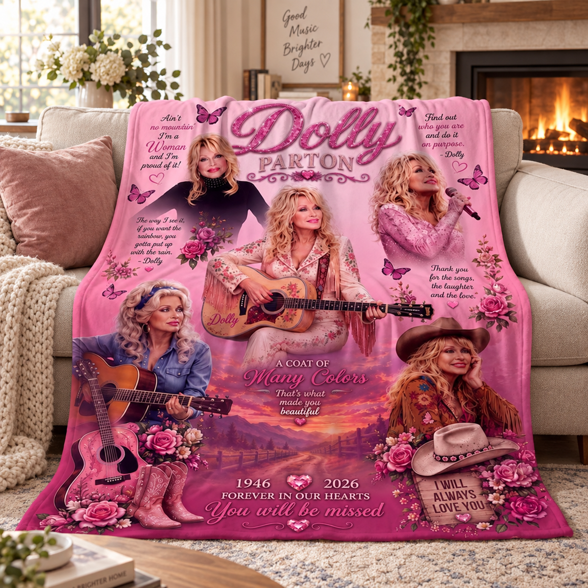 Dolly Parton Blanket, Dolly In Loving Memory Throw, Retro Dolly Forever Flannel Fleece Blanket, Country Music Fan Gift, 9 to 5 Western Decor d0ce54ba-53a5-488f-87e8-8f6d82c9044b-dfsfs-2-.png