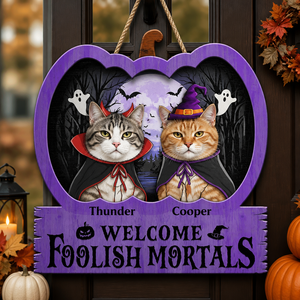 Halloween Cat Portrait Wood Sign — Welcome Foolish Mortals - Personalized Wood Sign d0ed0457-93ce-4f20-9d3c-71e9c45fda80.png