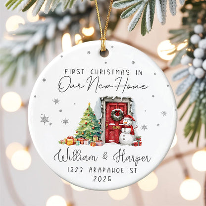First Christmas In New Home Ornament, Custom Couple Name with Address Housewarming Keepsake d102ad69-c73e-45ce-9845-4338cb474da0-4.jpg