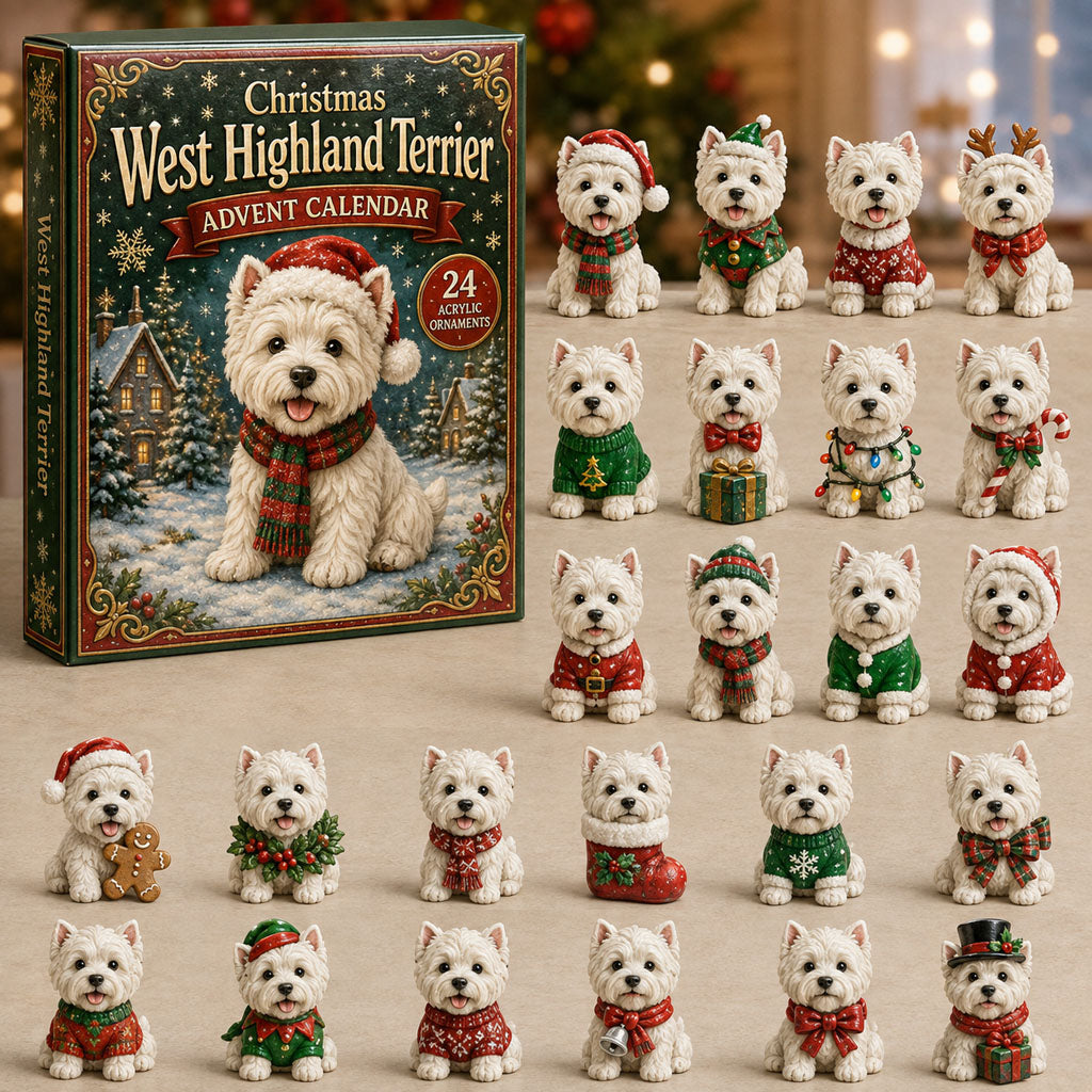 Christmas West Highland Terrier Advent Calendar 2026 - 24-Day Festive Countdown, Acrylic Charms Blind Box - Gift For West Highland Terrier Lovers d11c7390-9ac2-4749-bc40-691b69b15af7-Christmas-West-Highland-Terrier.jpg
