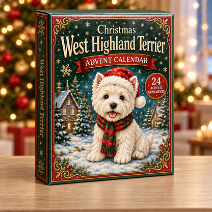 Christmas West Highland Terrier Advent Calendar 2026 - 24-Day Festive Countdown, Acrylic Charms Blind Box - Gift For West Highland Terrier Lovers d1238744-00d5-4d6b-bb07-8e19277264b6-christmas-west-highland-terrier-box.png
