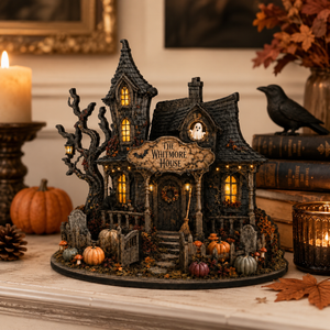 Personalized Haunted House Wooden Decor, Custom Family Name Halloween Tabletop Sign, Spooky House Shelf Decor Gift d12a1d53-2739-47e3-a544-a1acb315216b-5318290d-c780-4d9f-902b-df442438a49f.png