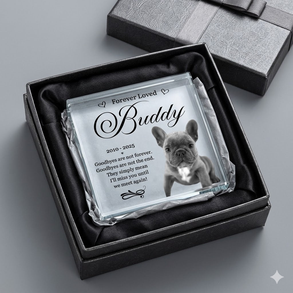 Custom Photo Someone We Love Is In Heaven - Memorial Personalized Custom Square Shaped Acrylic Plaque