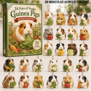 Veggie Guinea Pig Advent Calendar 2026 - 24-Day Festive Countdown, Acrylic Charms Blind Box - Gift For Guinea Pig Lovers d15aef6b-626a-45bd-896a-f120575d5b61-guinea-pig-text.png