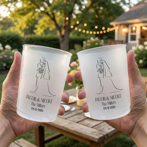 Our Wedding - Personalized Frosted Cup - Wedding Gift d16adc5a-29de-42af-bdfe-24c8492f480e-4.webp