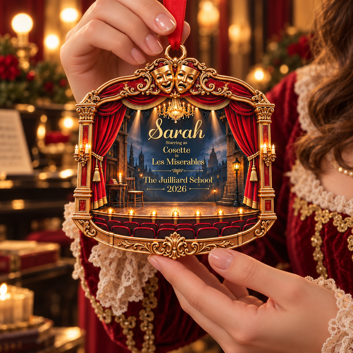 Personalized Theater Performance 3D Relief Ornament, Musical Theater Ornament, Gift for Actor Actress, Drama Student Gift, Gift for Daughter d16d41e1-d349-49ce-ae9e-3ea12060718d-301d6b7b-1015-475d-8b17-9c4a24a6a74d.png