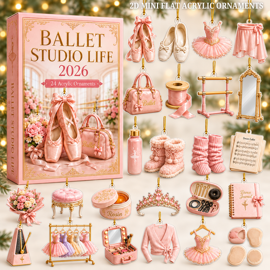 Ballet Studio Life Advent Calendar 2026 - 24-Day Festive Countdown, Acrylic Charms Blind Box - Gift For Ballet Lovers d17e2afb-23a3-4e55-a4dd-a8d5a54a02d5-ballet-text.png