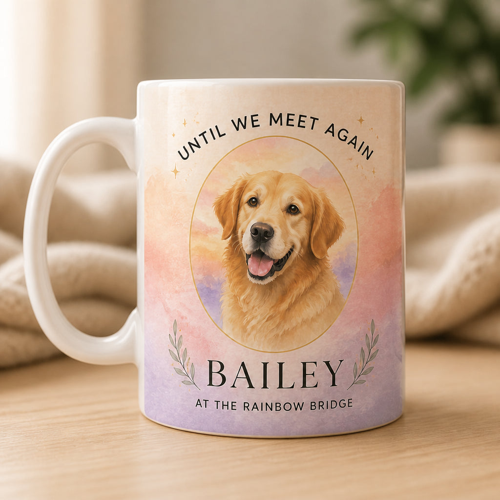 Rainbow Bridge Pet Memorial Photo Mug - Personalized Mug d18c9b0d-e8df-44b9-ba91-d1479a60d25b.jpg