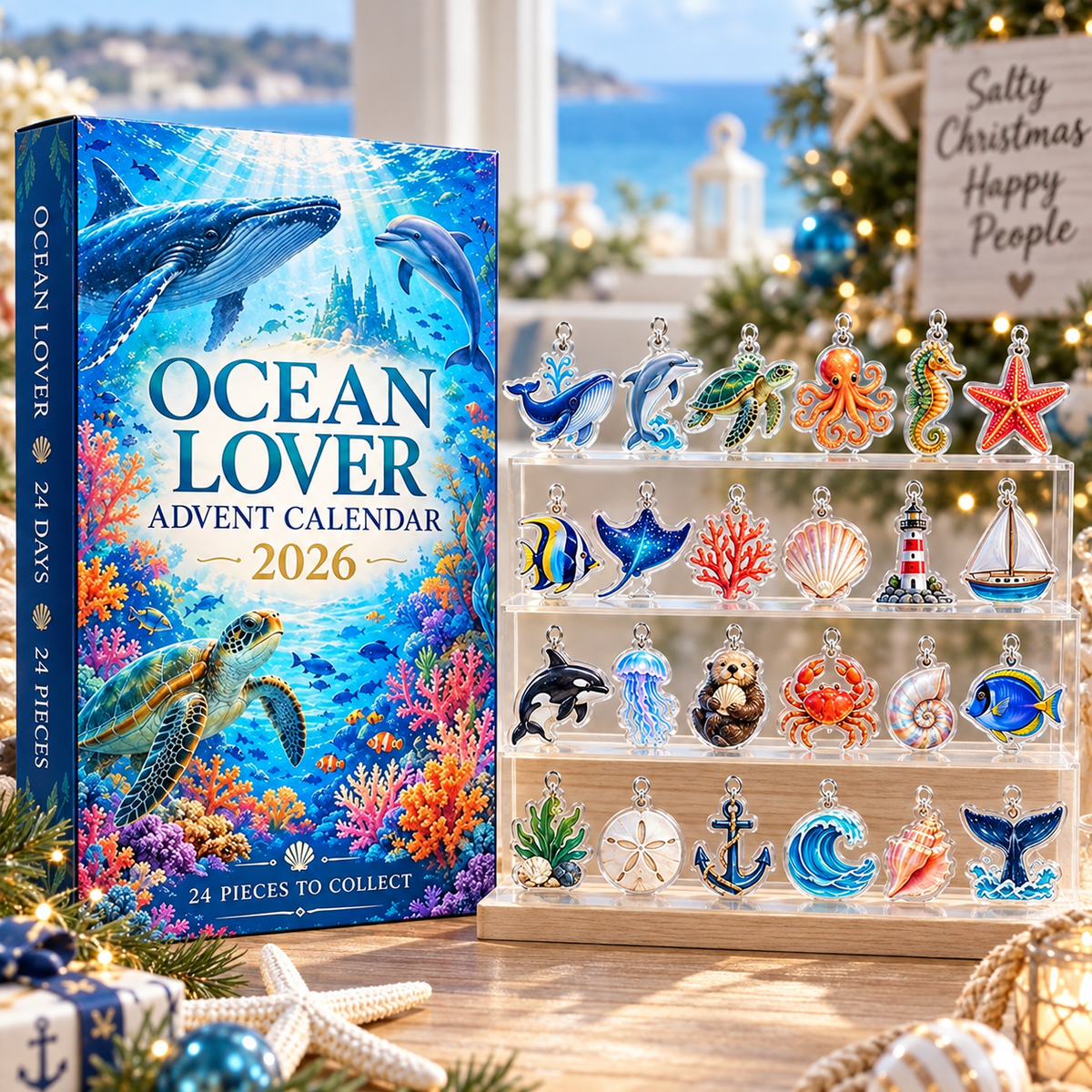 Ocean Lover Advent Calendar 2026, 24 Acrylic Hanging Tokens, Sea Life Countdown Gift, Coastal Holiday Decor d19a1378-5dc7-48a5-8ebb-e6b6fd8d4089-1d4f58e7-7088-42c5-82ed-73f015c3b498.png