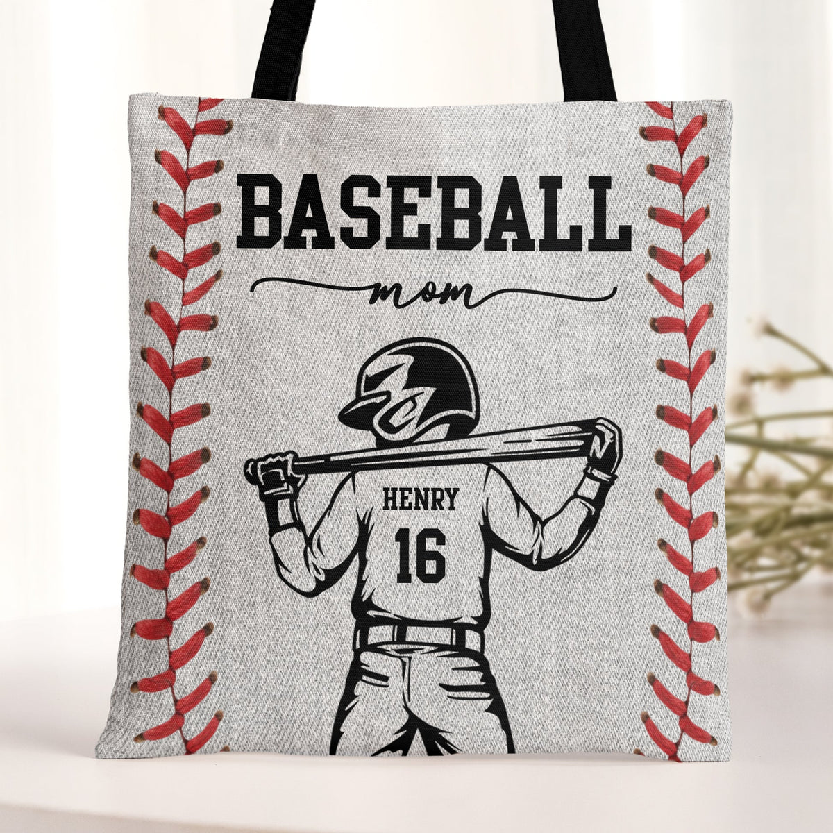 Baseball Mom That's My Kid - Personalized Tote Bag
