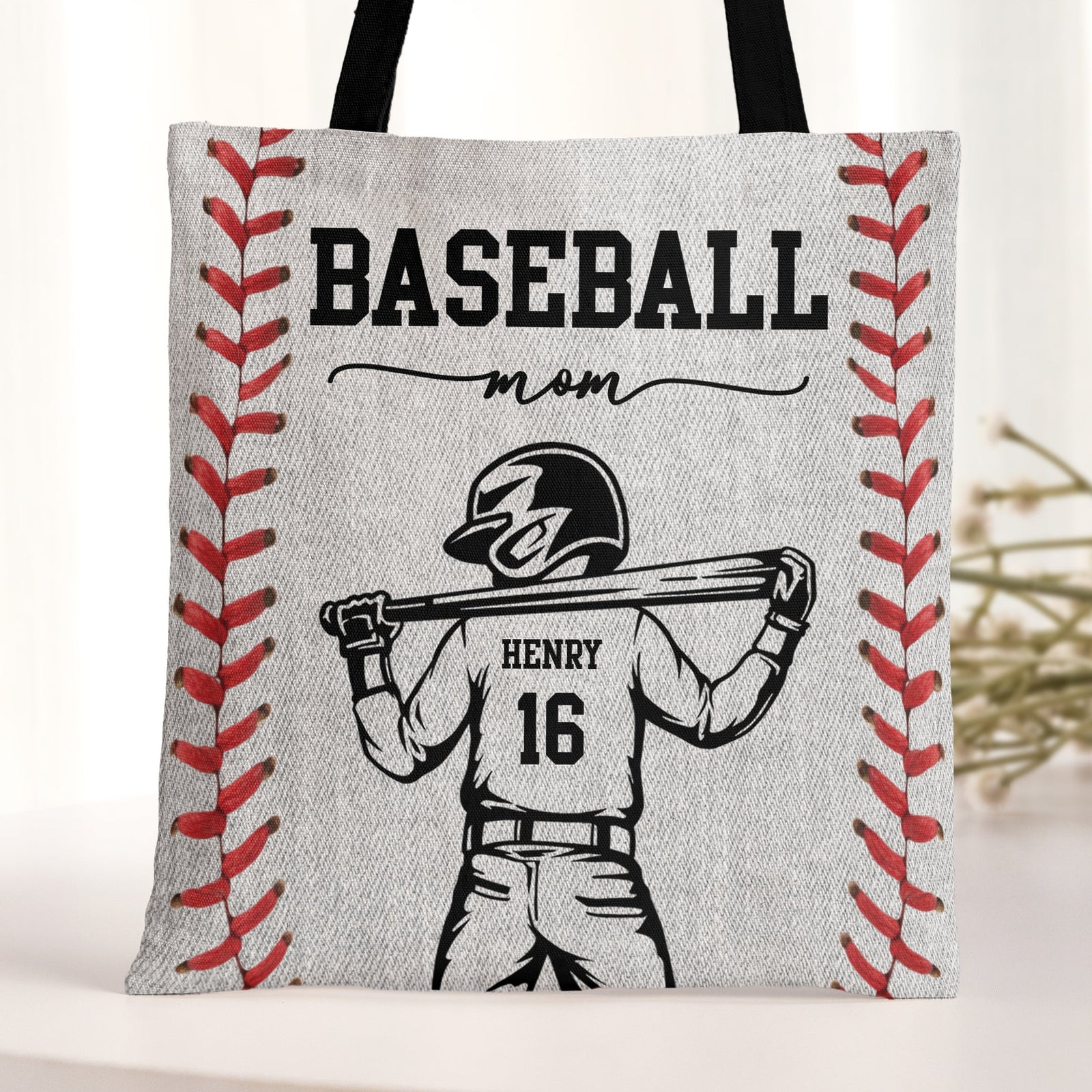 Baseball Mom That's My Kid - Personalized Tote Bag